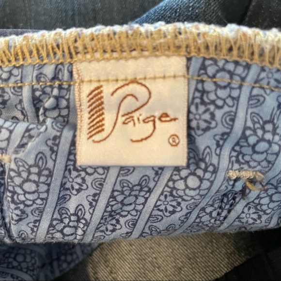 Paige Maternity Jeans Laurel Canyon Dark Wash Size 29 - Picture 14 of 16